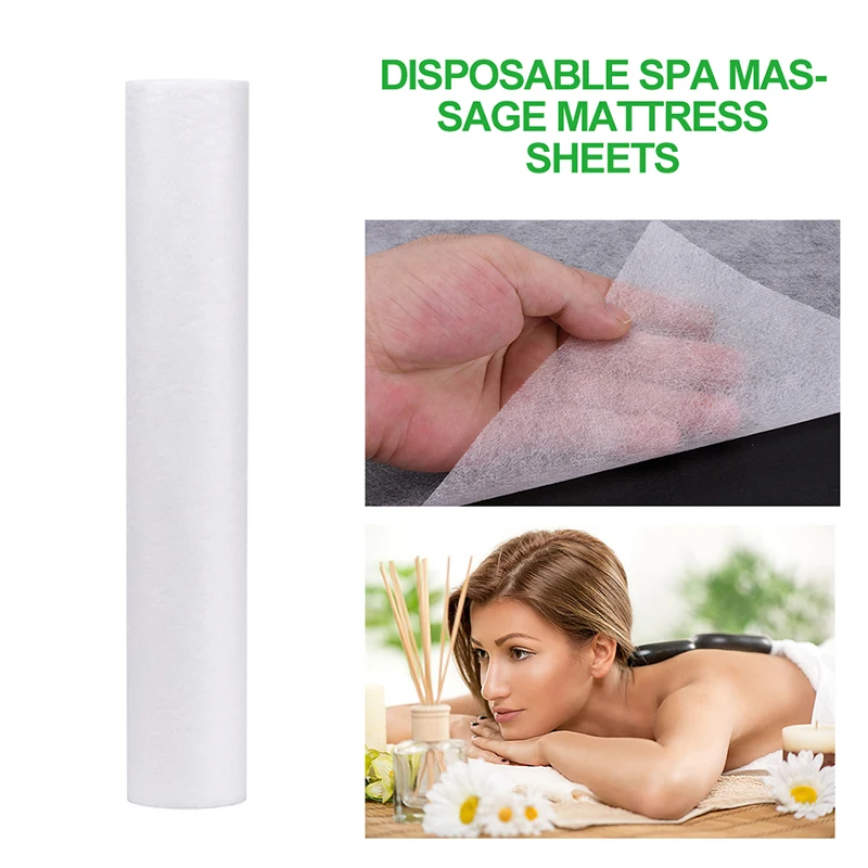 Descartável Spa Massagem Colchão, Folha de cama não tecida, Salão Massagem Folha, Pillow Tissue Roll, Tattoo Supplies, 50 Pcs, 100 Pcs