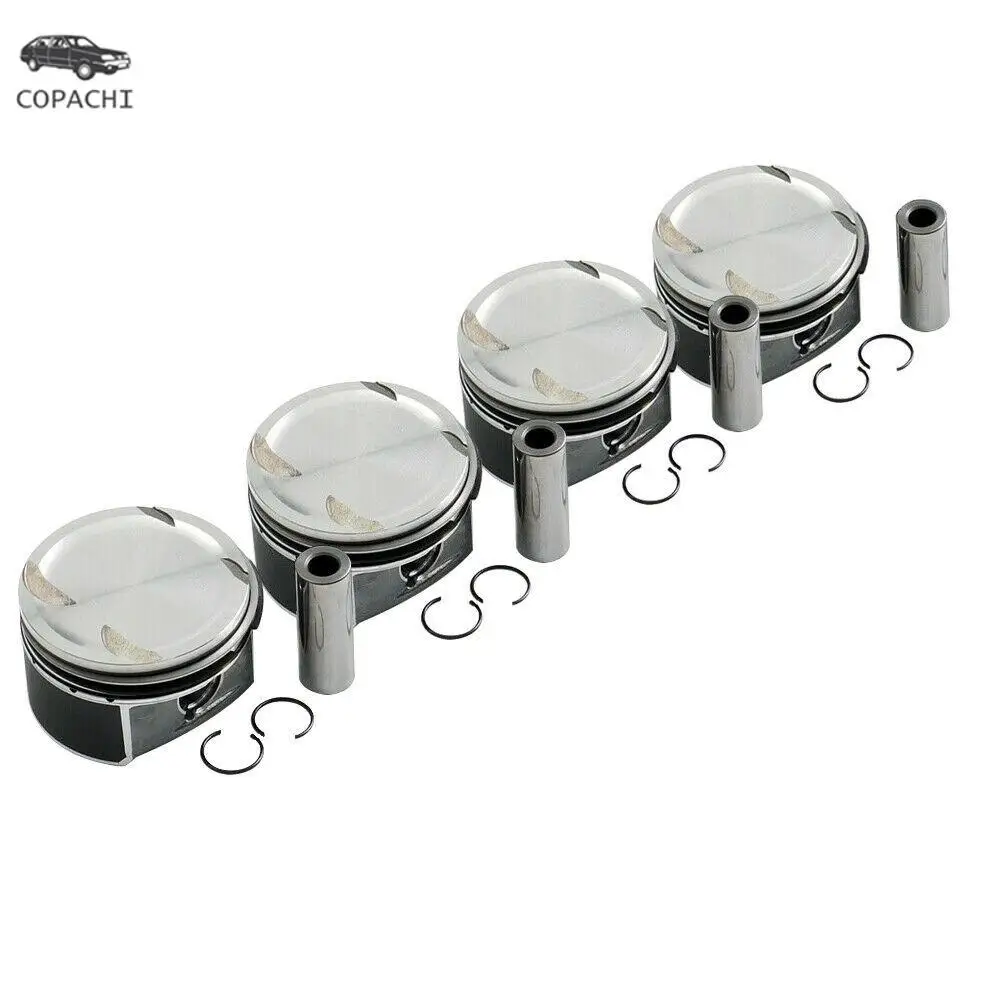 

4pcs Pistons&Rings Set Φ82mm 2710306617 2710300024 N000000000936 for 1.8L Mercedes-Benz W203 W204 A209 C200K M271 Car Parts