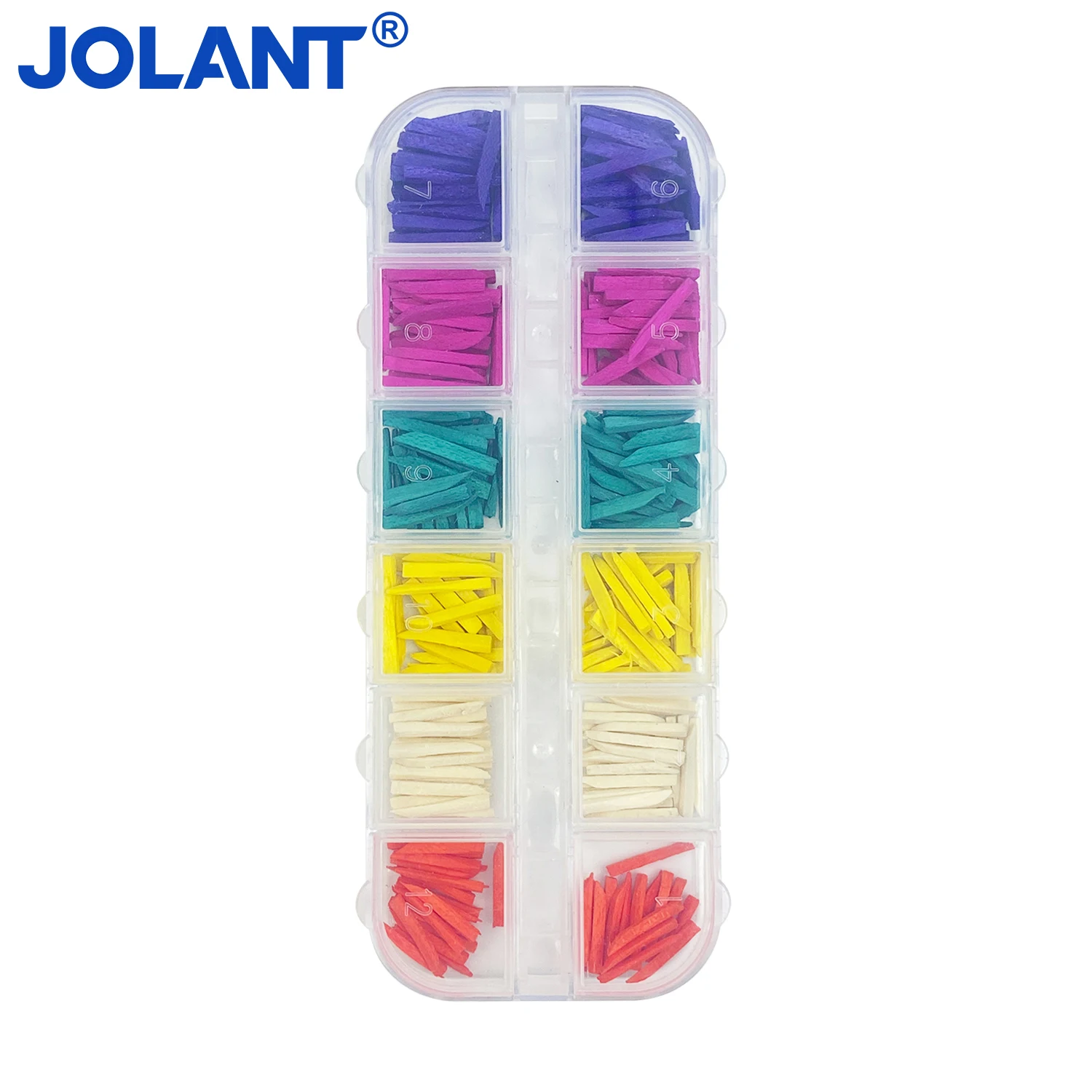 

JOLANT 300pcs/Set Dental Disposable Restoration Interdental Composite Contoured Wood Wooden Wedges Dentistry Material