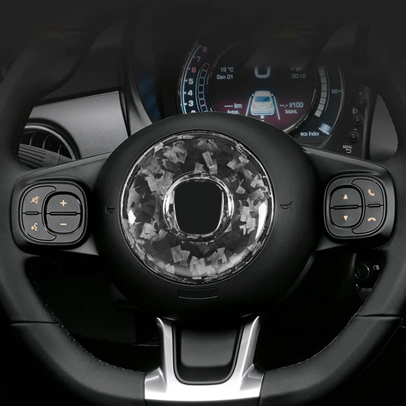 

Центральная накладка на руль STE-eCar для Fiat 500 2008-2013, декоративная крышка подушки безопасности