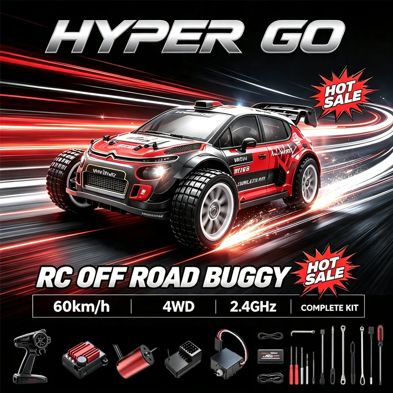HYPER GO MJX14303 14304 1/14 60 км/ч Высокоскоростной внедорожный полноприводный масштабный бесщеточный радиоуправляемый автомобиль 2.4G с дистанционным управлением, радиоуправляемый грузовик, хобби-игрушка, подарок