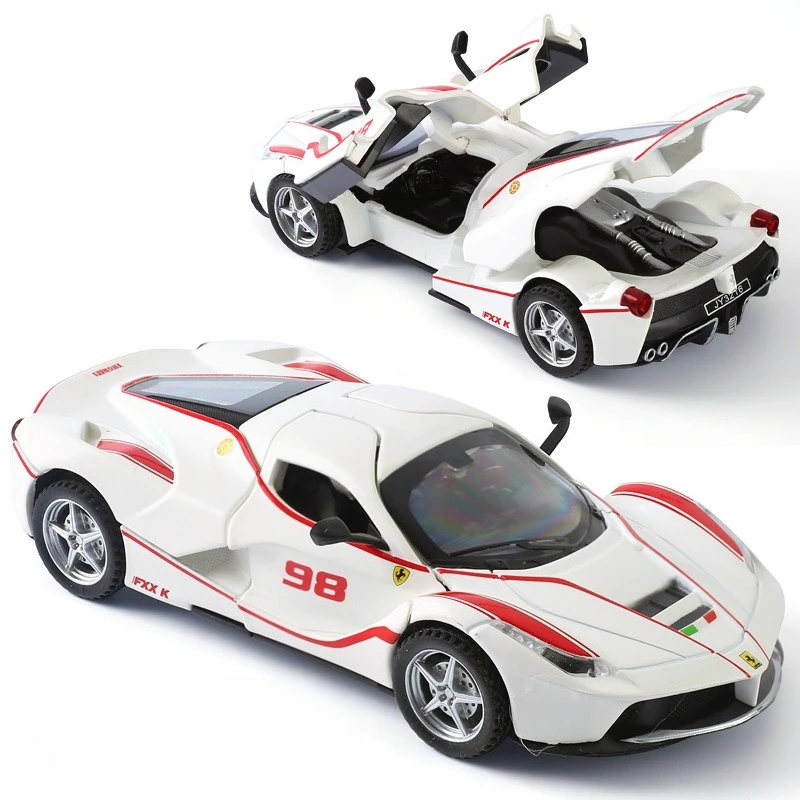 1:36 ferrari Die-cast alloy toy car model Has various functions Collection Decoration miniature cars children's toys gift
