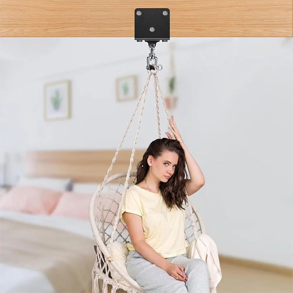 

Punching Bag Hanger 360 Degree Rotation Boxing Bag Ceiling Mount Heavy Bag Hanger for Heavy Bag Gym Swing and Hammock