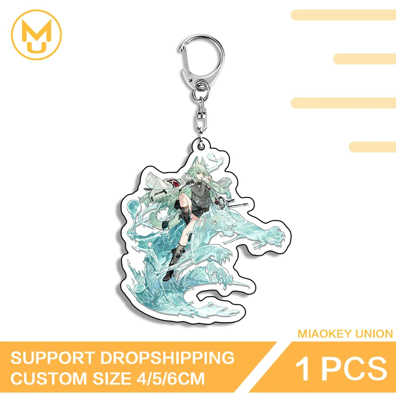 Arknights Angelina Game Peripheral Keyring Ingenious Luxury Pendant Accessories Fashion Packbage Decorations Back To School