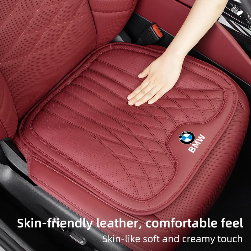 PU Car Seat Cushion Cover Auto Front Seat Seat Protector Pad Booster For BMW G30 G20 E46 E90 E60 F10 F30 F20 F40 E39 E36 E87 E70