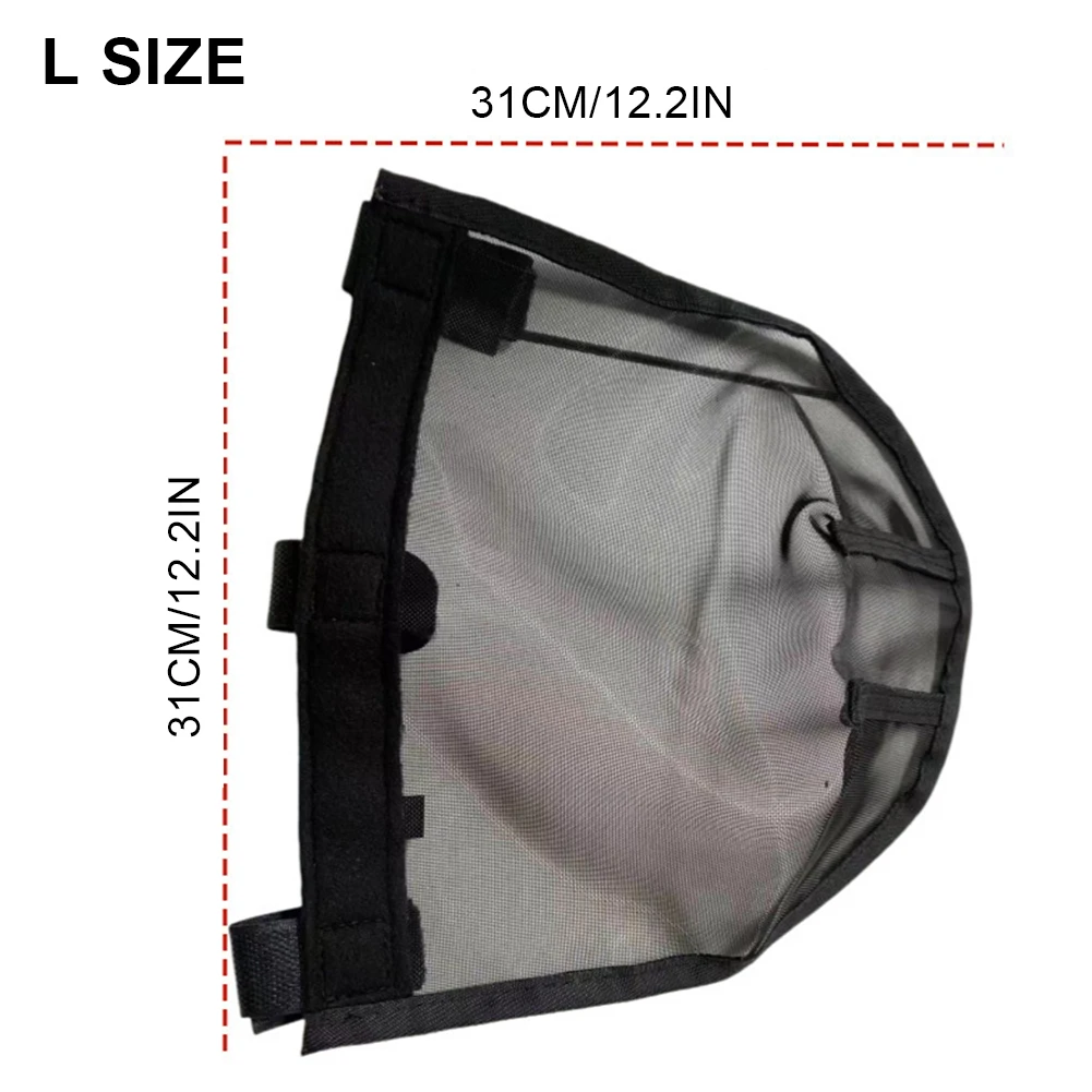 Livestock Nose Face Cover Mesh Breathable Headgear Horse Fly Mask Horse Nose Cover Protector for Horse Face Protection