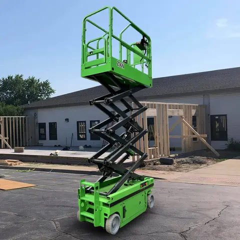 Factory Price 4-16m Self Propelled 1T 2T Capacity Electric Mobile Scissor Lift Hydraulic Lifting Scaffold Platform Rough Terrain