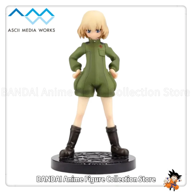 In Stock Original ASCII MEDIA COMMANDER GIRLS COLLECTION Girls Und Panzer Katyusha 1/8 Figure Toy Ornament Birthday Gift