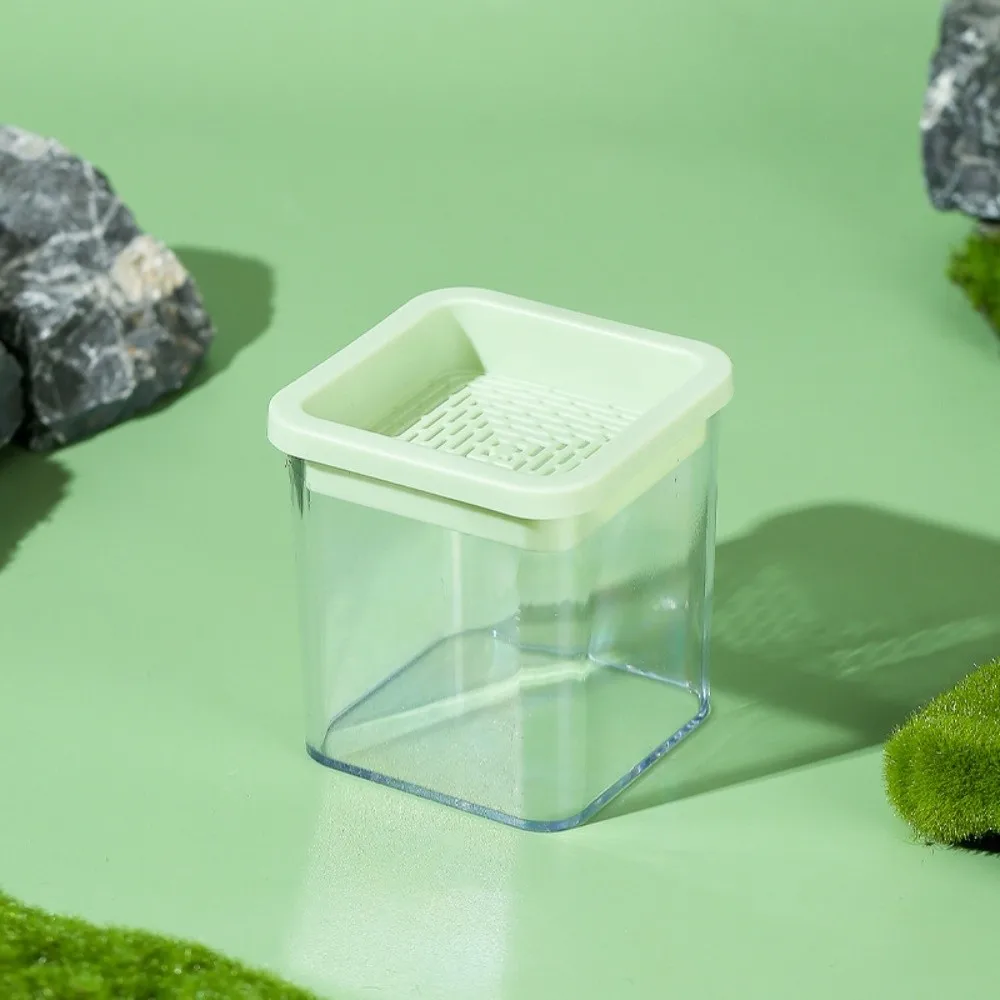 Detachable Soilless Cultivation Cup Layered Reusable Microgreens Growing Box with Drain Holes Portable Hydroponic Planter