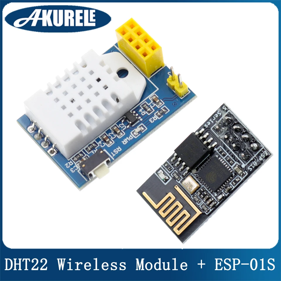 ESP8266 ESP-01S ESP-01 WIFI Interface AM2302 DHT22 Temperatura sem fio e Módulo Sensor de Umidade para Arduino DHT-22