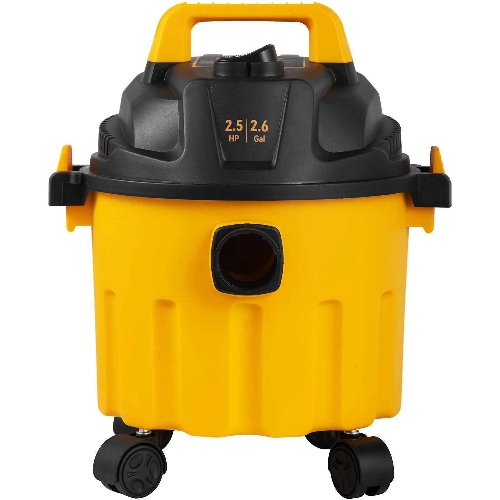 SucceBuy Wet Dry Vac 2.6 Gallon 2.5 Peak HP 3 in 1 Portable Shop Vacuum with Blowing Function Attachments Storage for Floor C