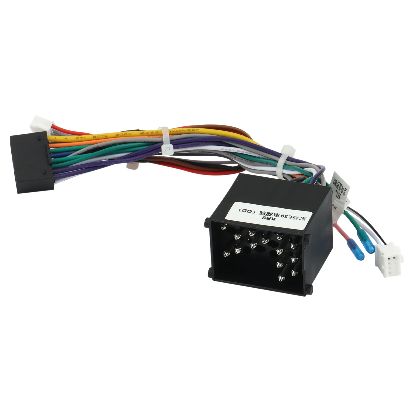 M93K-Car 16Pin محول كابل أسلاك الطاقة لـ -BMW E46/E39(1995-2000)/E53(99) ستيريو أندرويد