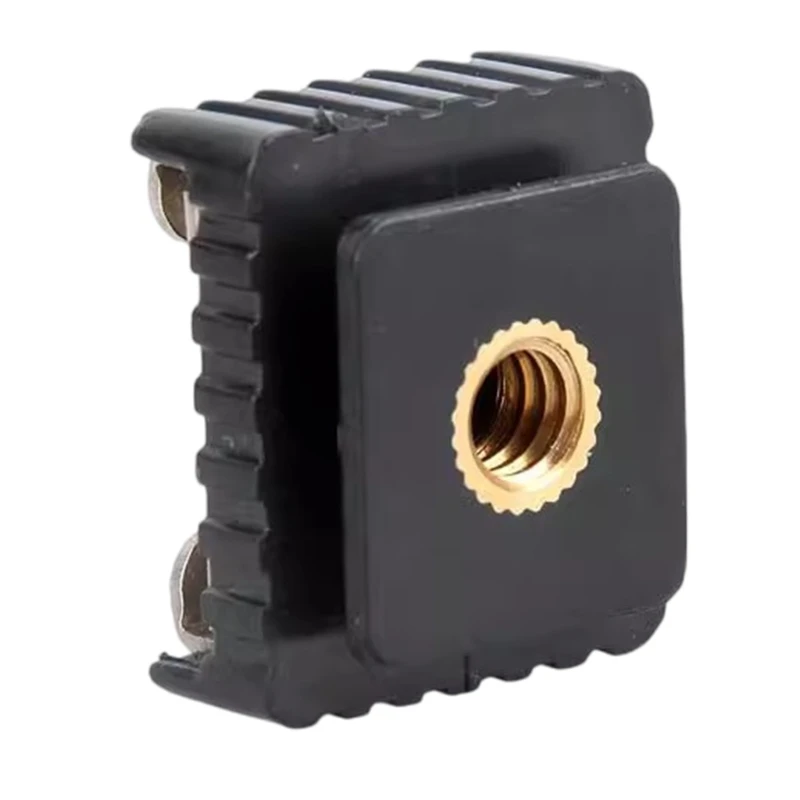 2pcs 표준 마운트 핫 슈즈에서 1/4 스레드 콜드 핫 슈 어댑터 사진을위한