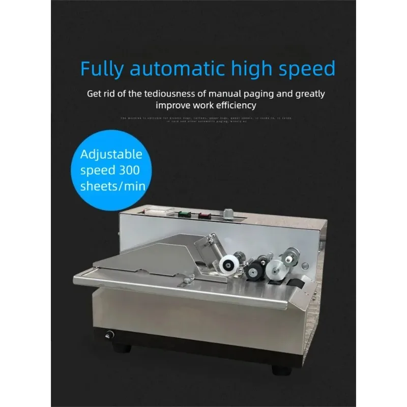 High Speed Automatic Paging Machine For Food Bag Packaging Paper Counting Device Sheet Separating Equipment Customizable