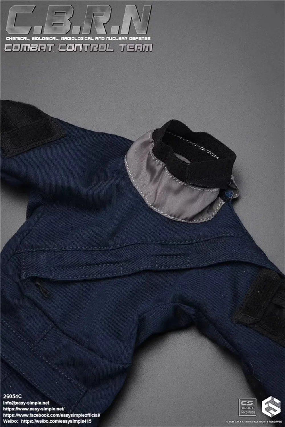 1/6 einfach und einfach es 26054c cbrn Armee Soldat Kampf kontrolle Team Betreiber Kleid Bodysuit Mantel fit 12 "Action figur sammeln DIY