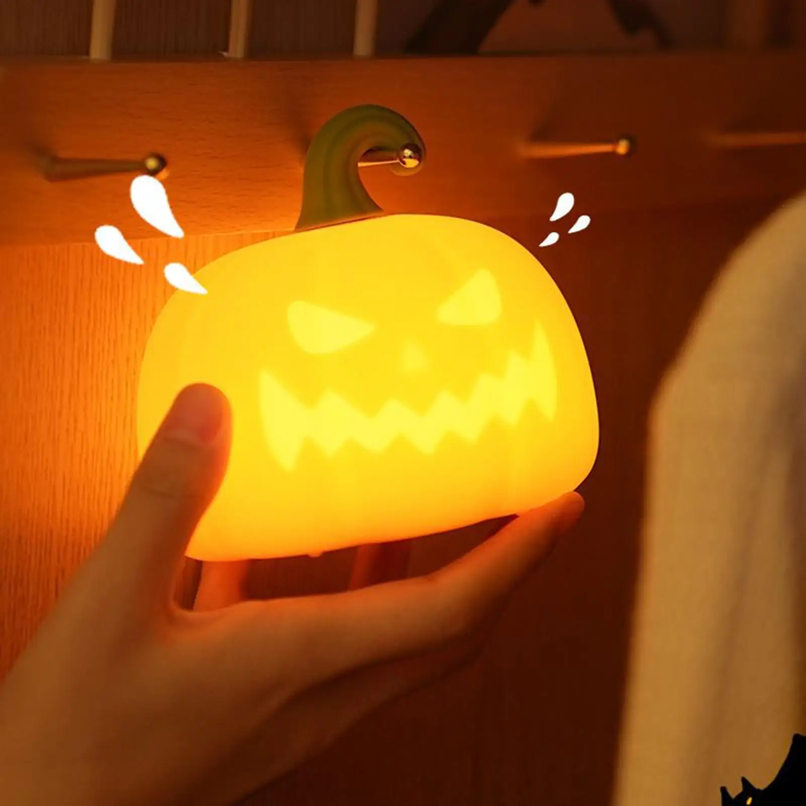 

Pumpkin Night Light Pumpkin Led Table Lamp Halloween Decor Night Light Halloween fun decoration pumpkin night light for Bedroom