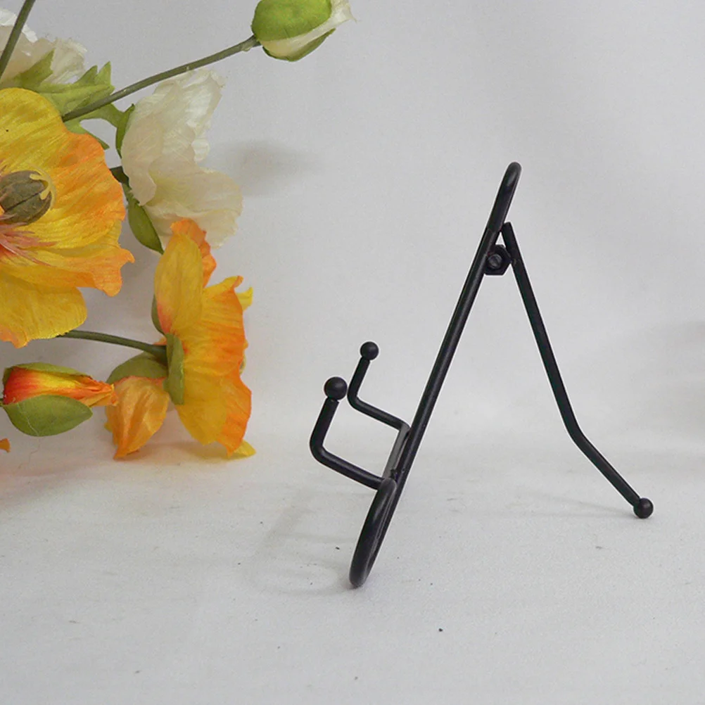 

2 Pcs Plate Easel Table Picture Holder Stand Photo Album Display Easels for Home Decor Small Artwork