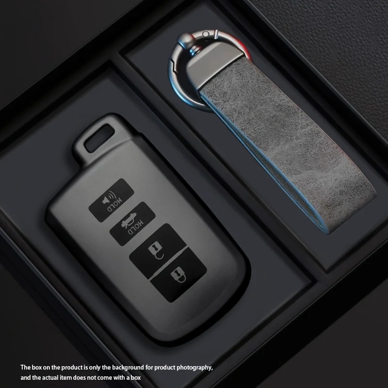 Schwarze Warrior-Style TPU Autoschlüssel-Hülle für Toyota Camry Corolla RAV4 Highlander Avalon 2015 - 2017 für 2 3 4 Tasten – Detail 3
