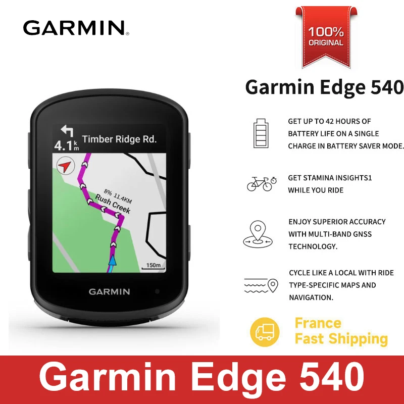 Komputer rowerowy Garmin Edge 540 Nawigacja mapowa na zewnątrz Rower górski Szosowy Licznik rowerowy Wodoodporny
