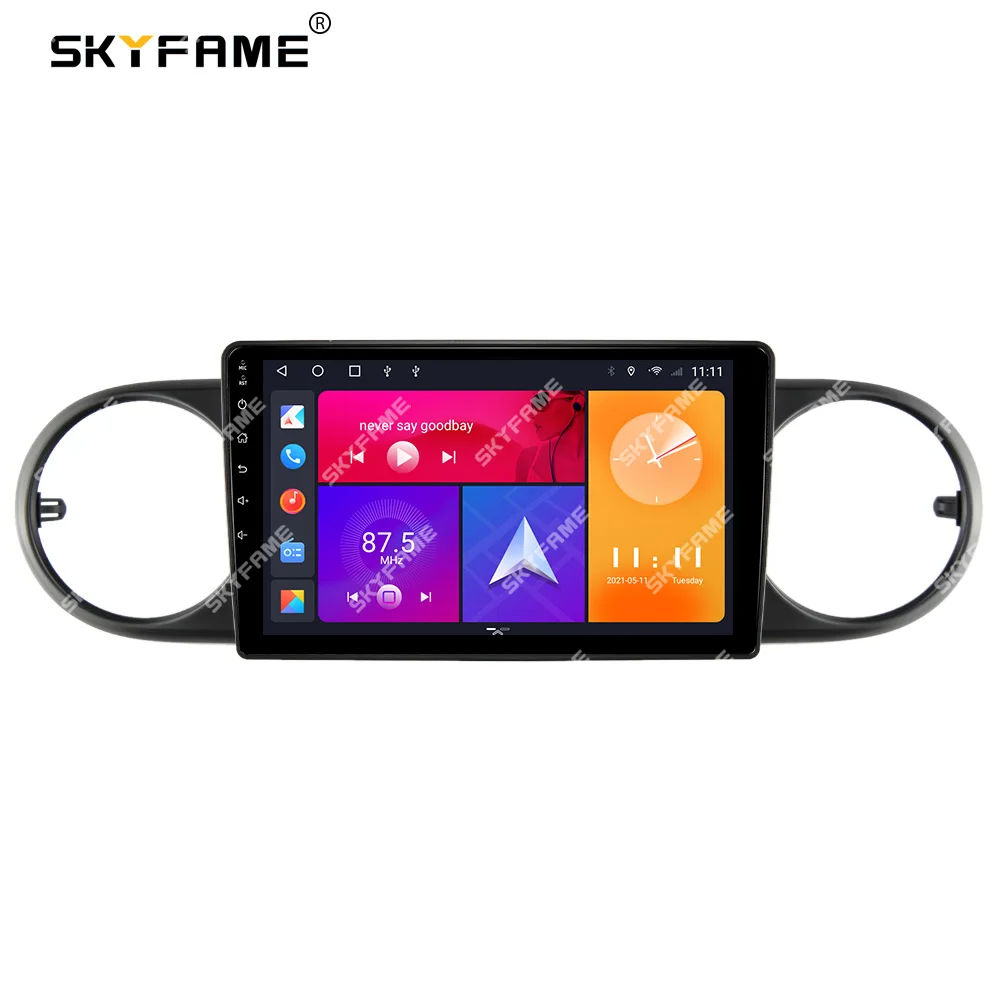 SKYFAME автомобильная рамка, адаптер для фасции, Android-радио, комплект панели для установки приборной панели для Toyota Rumion Corolla