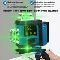 New High-Precision 3D 16-Line Level Green Light Laser Wall-Mounted Portable With 1.2M Tripod  Green Beam Laser Level
