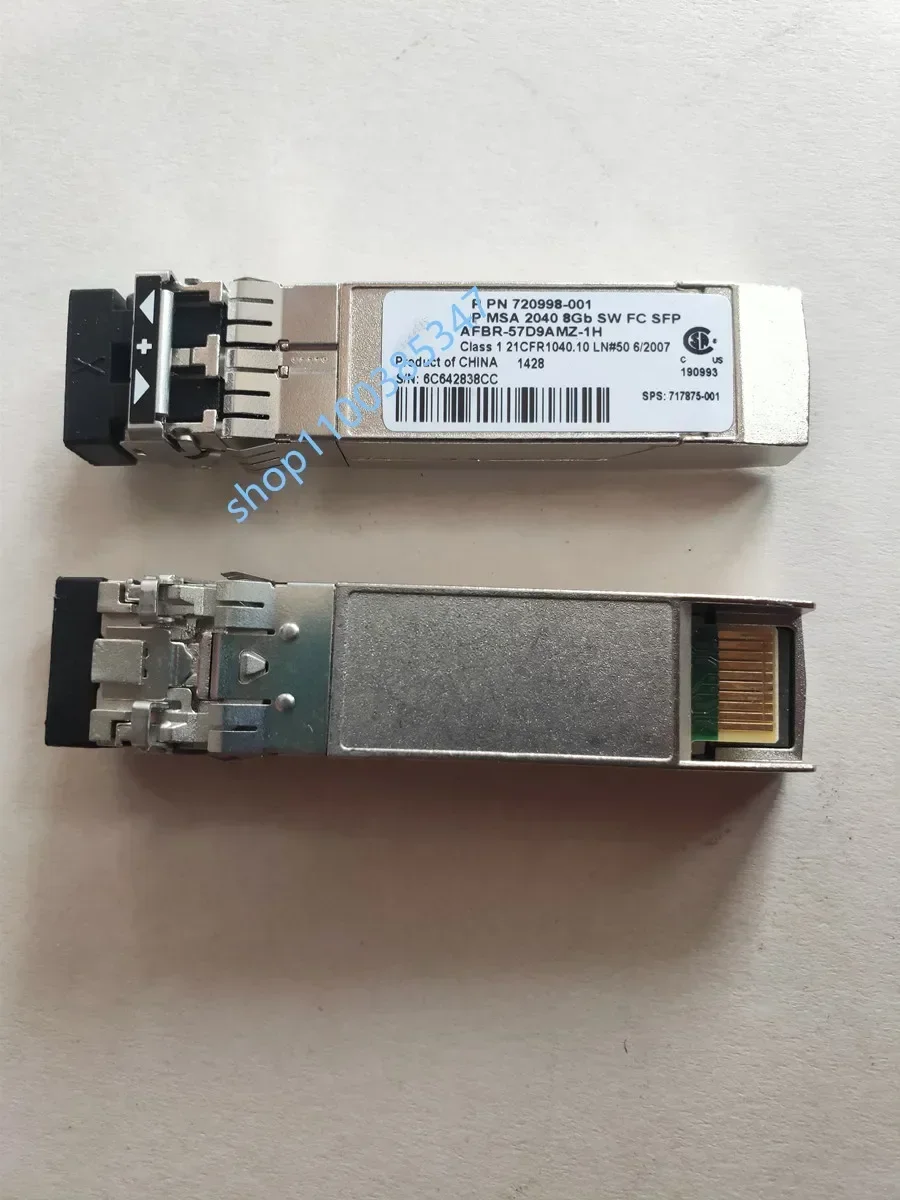 

1PCS Original New 720998-001/AFBR-57D9AMZ-1H/717875-001/MSA 2040 8GB SW FC SFP C8R23A storage transceiver switch