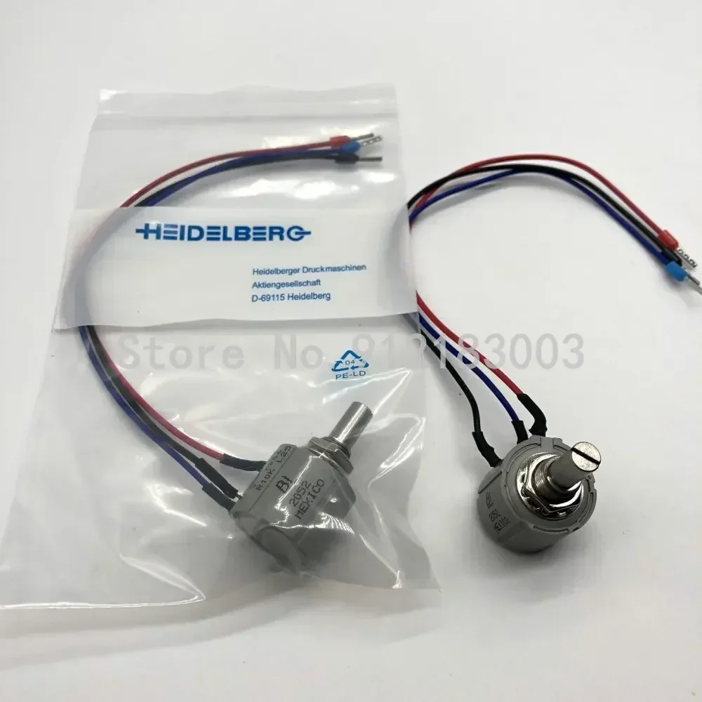 1 Piece 71.186.5172 10K With Cable Potentiometer Heidelberg CD102 SM102 SM74 Printing Machine