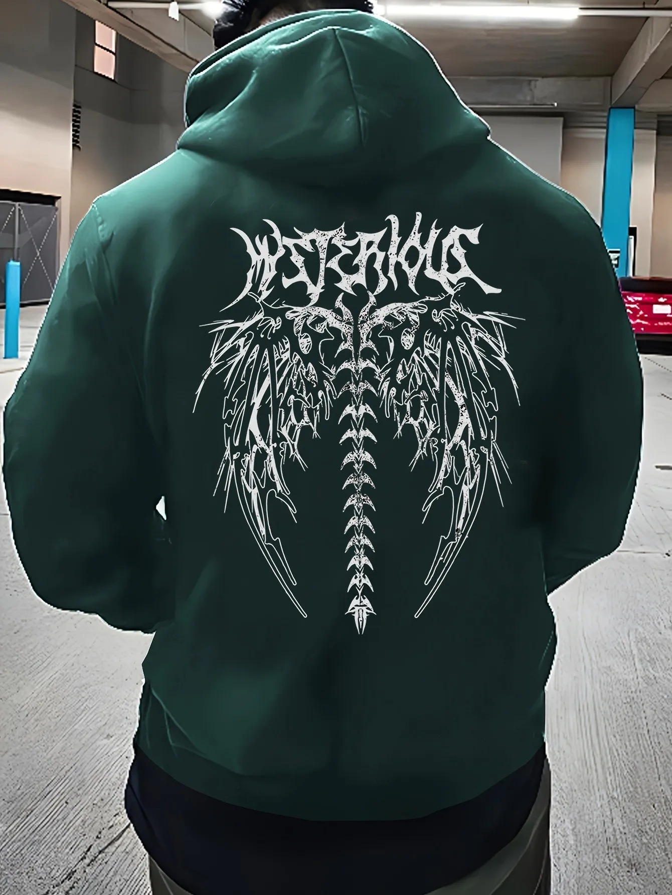 حار بيع الرجال المألوف الخريف الجمجمة الجناح رسالة مطبوعة لينة ومريحة مقنعين البلوز في الهواء الطلق تنوعا أعلى