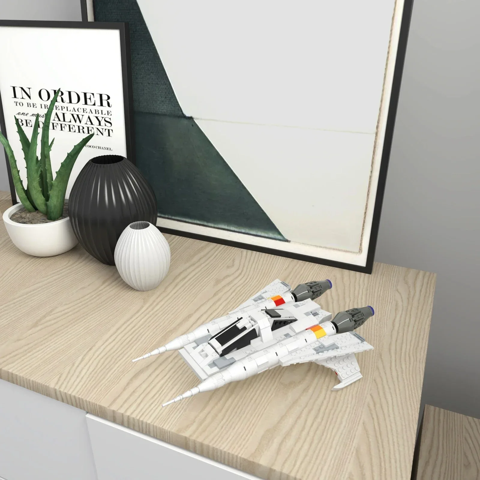 

SpaceShip Building Blocks Bucked Space Military Fighter Aircraft Bricks Toys Christmas Gifts for Fans and Kids(553 PCS)