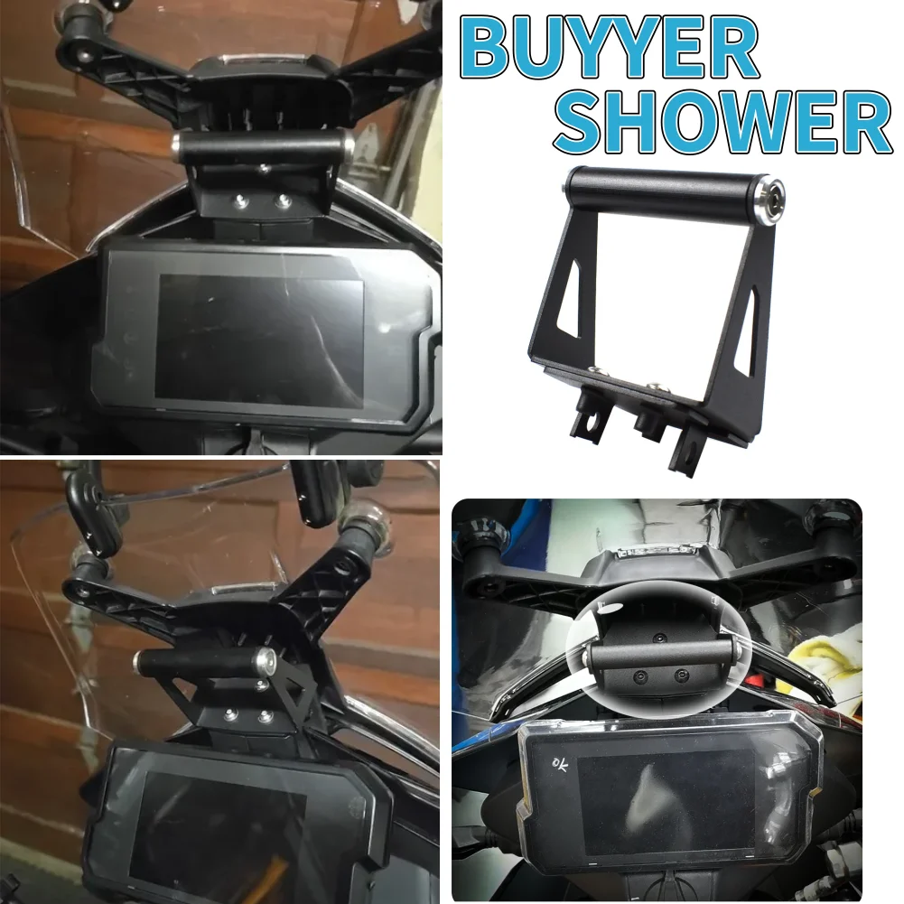 ل KTM 390 Adventure 2020-2023 390Adv نظام تحديد المواقع والملاحة قوس لوحة 790 Adv R 2019-2020 حامل هاتف المحمول جبل حامل الدعم #3