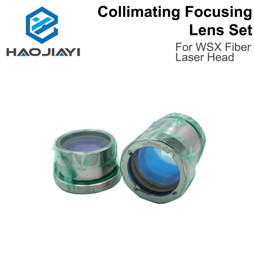 Collimating Focusing Lens Set Handheld Welding Lens Assembly with Lens Barrel NC30 Suitable for WSX Fiber Laser Head