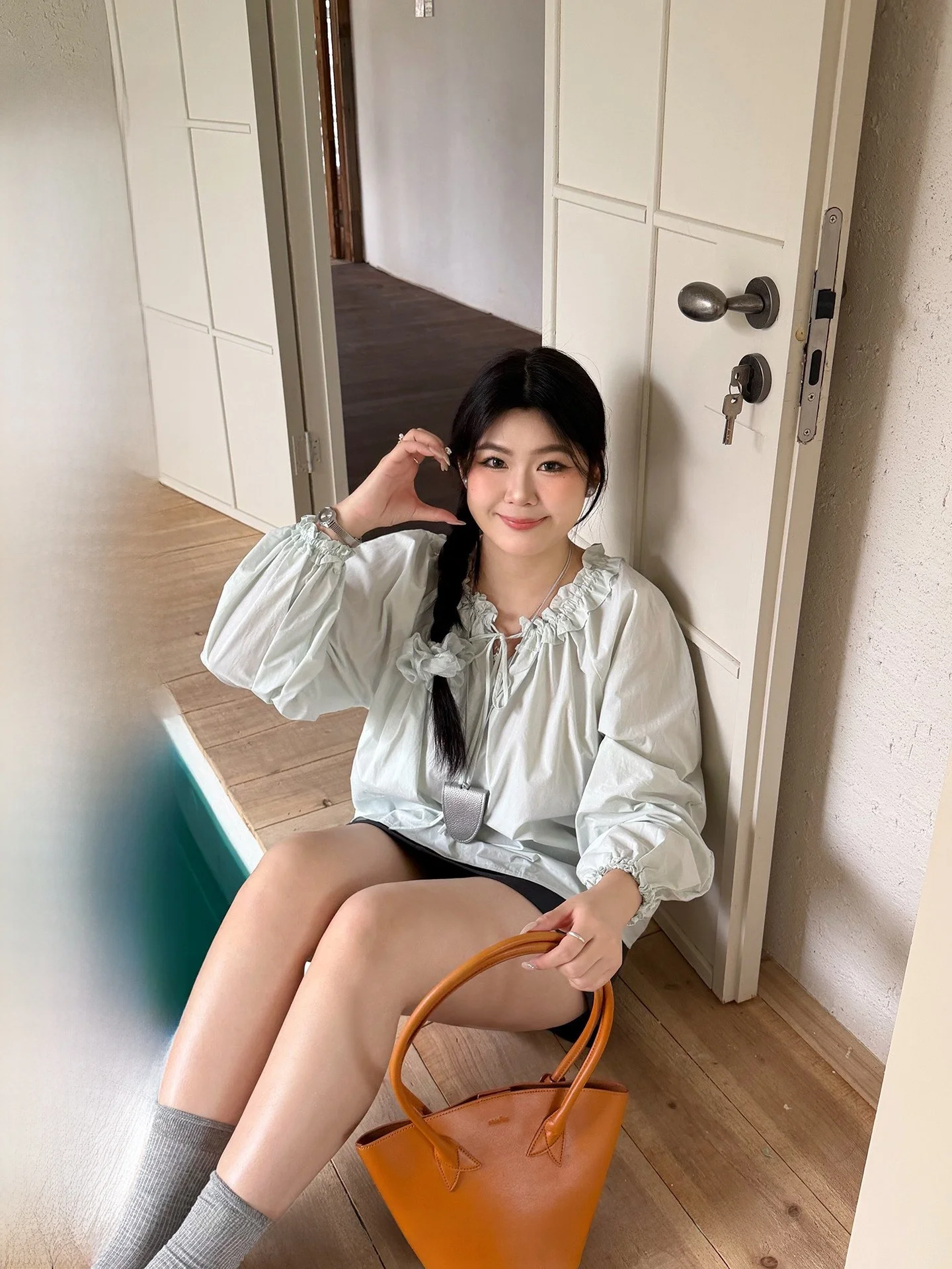 

NINI ONE Sweet Sle Dopane irt Универсальный топ для похудения, женская свободная блузка с длинными рукавами Bubble Sve