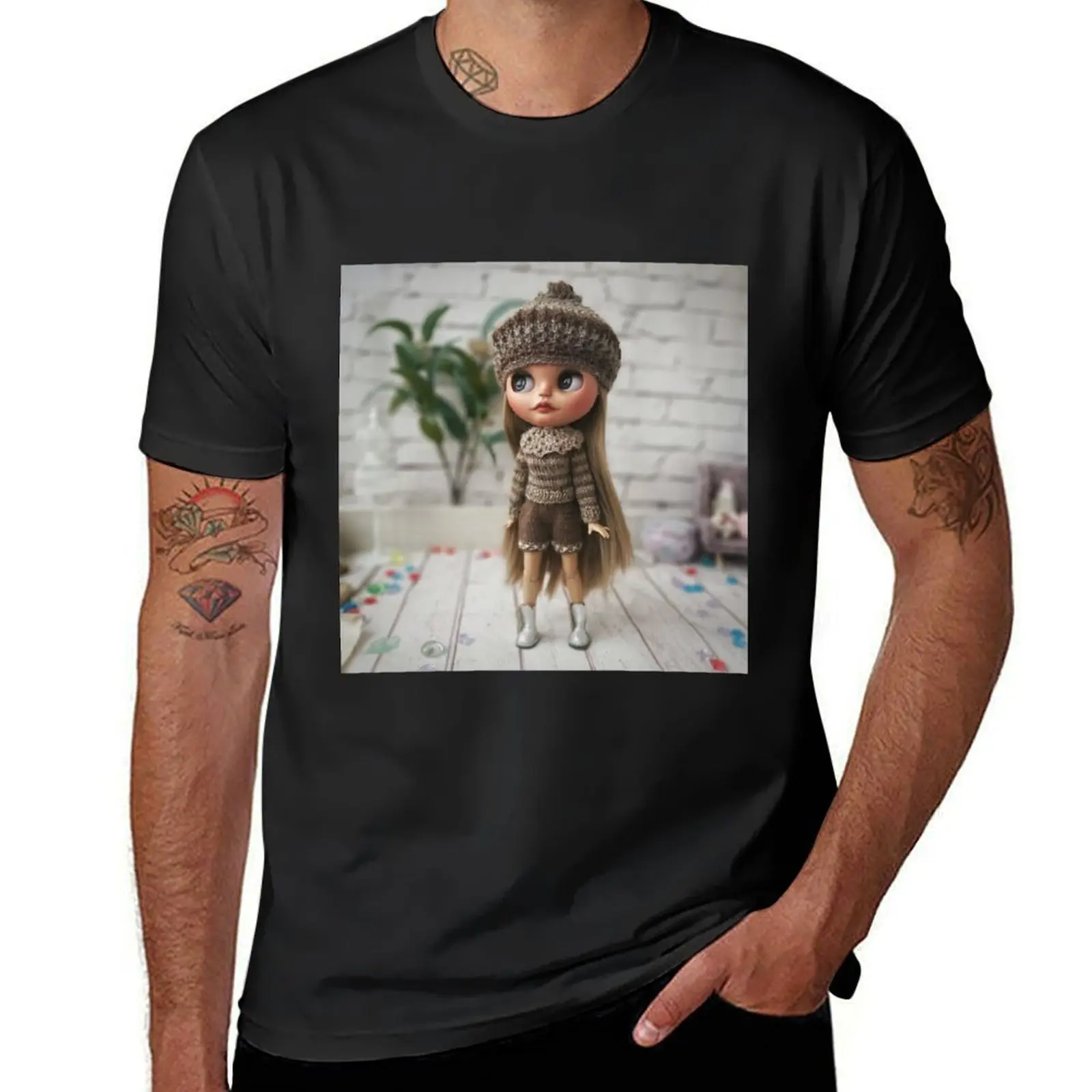 Dolls, doll blythe, for children, for girls T-Shirt plain quick-drying clothes for men