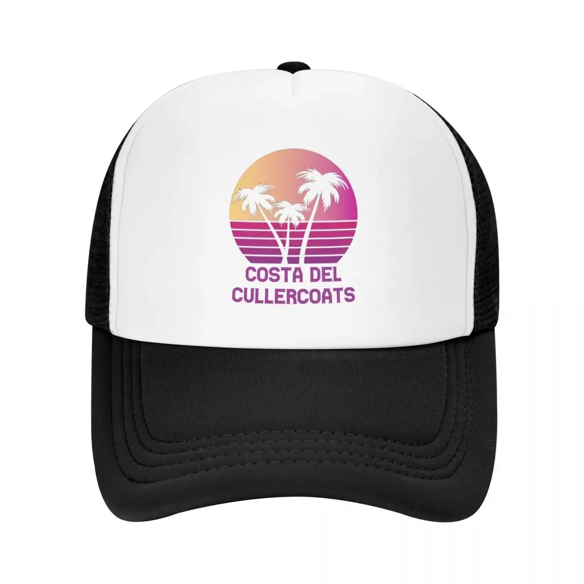 COSTA DEL CULLERCOATS Funny Tyneside Design Baseball Cap Custom Cap Golf Hat beach hat Luxury Woman Men's