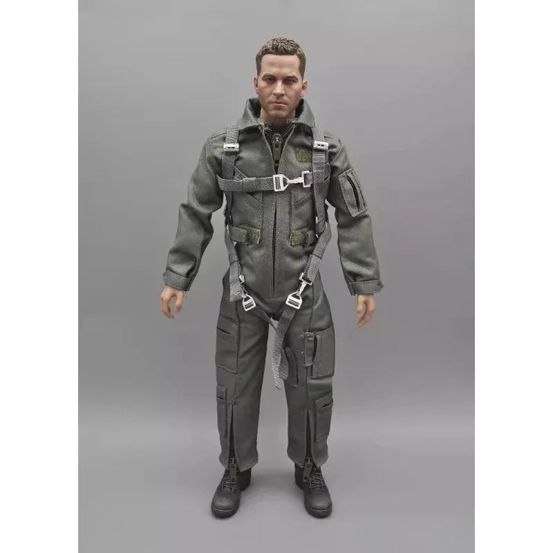 1/6 Bilancia Soldato Maschile US Militare Dell'aeronautica Pilota Verde Tuta Combattimento Gilet Modello di Vestiti per 12in Action Figures bambola