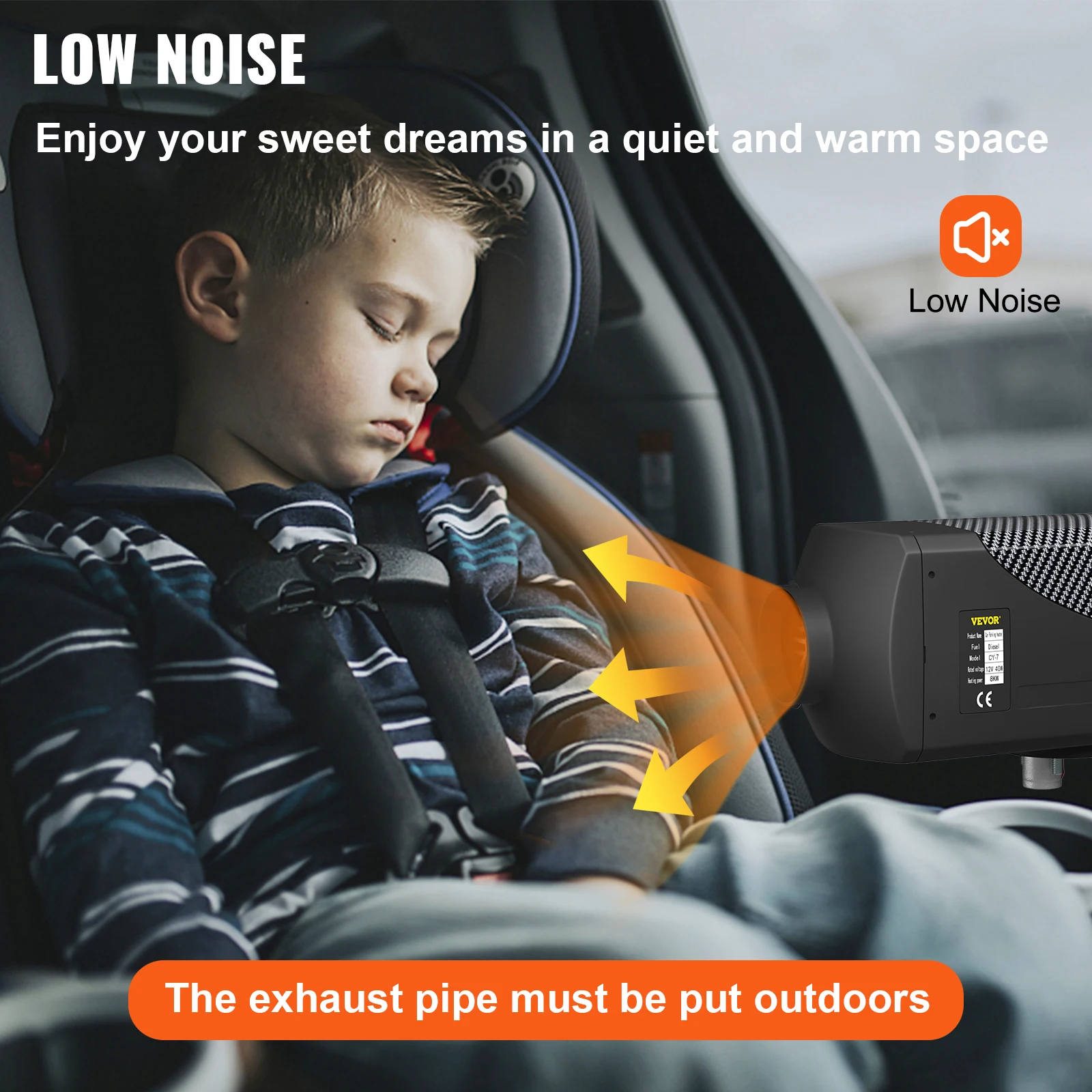 SucceBuy 8KW الديزل مسخن الهواء الخمار سخان الديزل 12 فولت التحكم عن بعد الديزل سخان التوقف مع LCD التبديل لسيارة شاحنة قارب