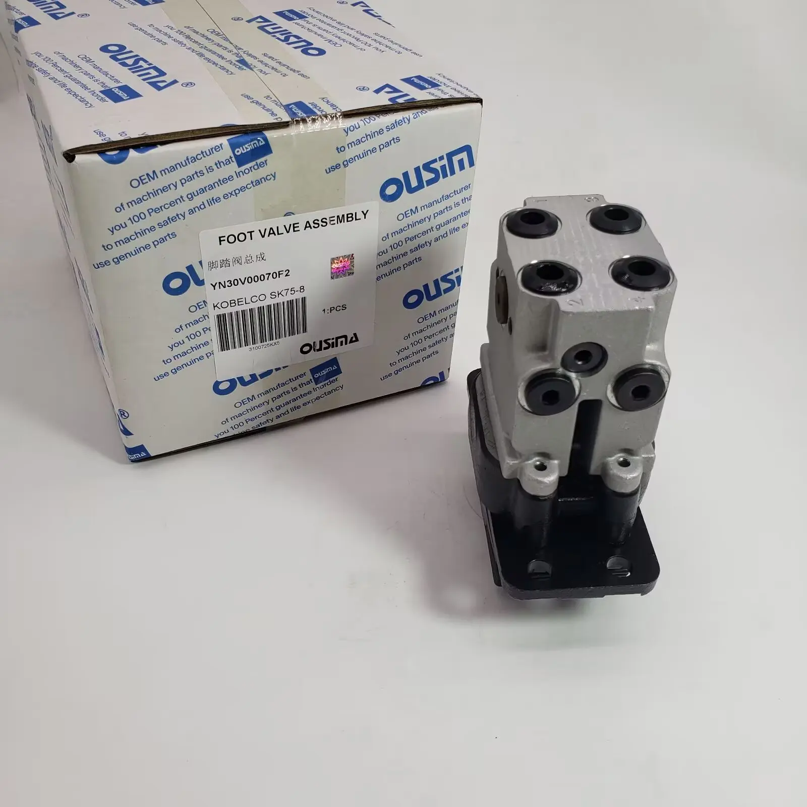 OUSIMA Construction Machinery Parts FOOT VALVE ASSEMBLY YN30V00070F2 for KOBELCO SK75-8