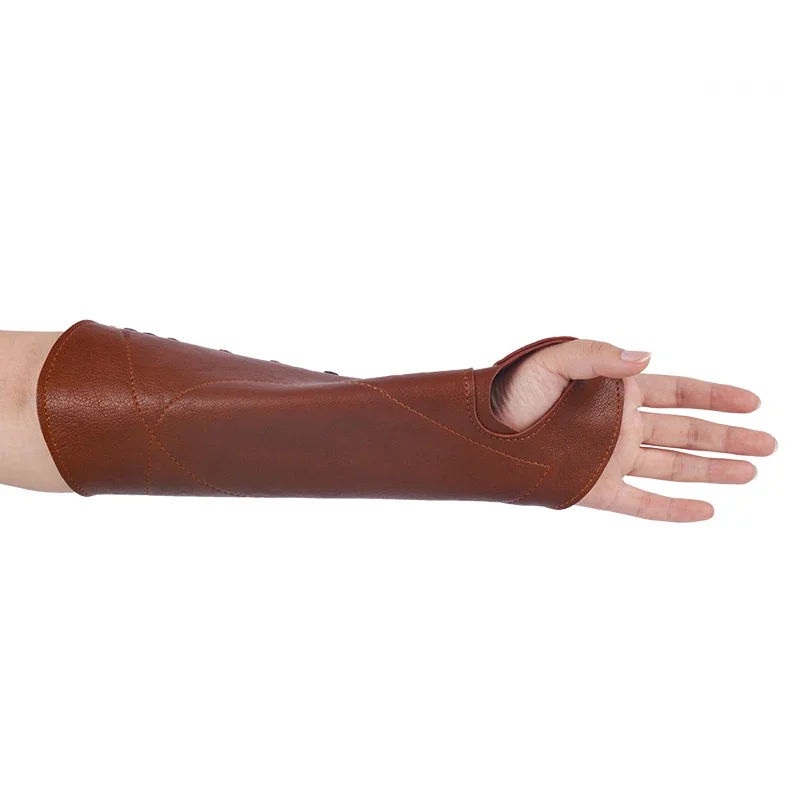 Cow Leather Arm Guard for Recurve Bow Shooting Archery Hunting