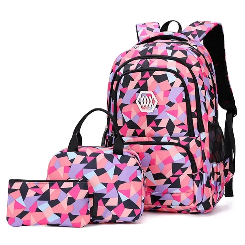 Mochilas escolares para adolescentes y niñas, mochila escolar de gran capacidad con estampado para niños, conjunto de mochila, mochilas, bolsas de libros bonitas para niños