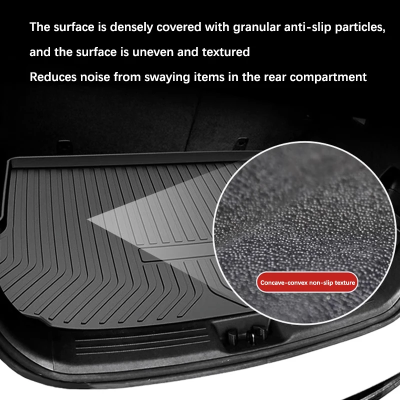 for Mazda CX-8 Accessories 2023 2024~2018 CX8 CX 8 Car Trunk Floor Mats Upholstered Waterproof Protect TPE Material Storage Pad