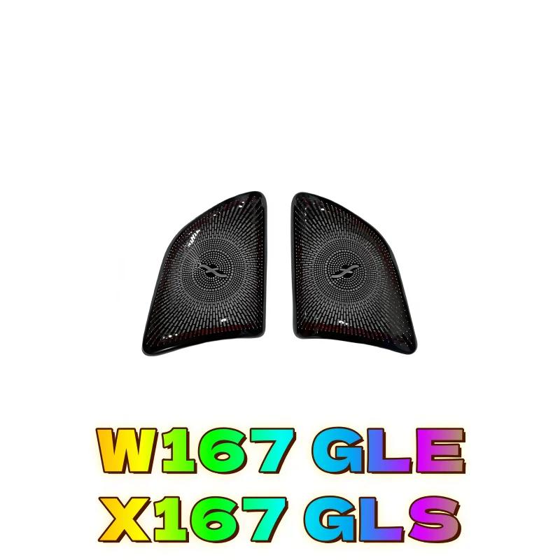 

For Mercedes-Benz W167 GLE X167 GLS C167 GLE Coupe modified A-pillar tweeter decorative cover 2020-2025