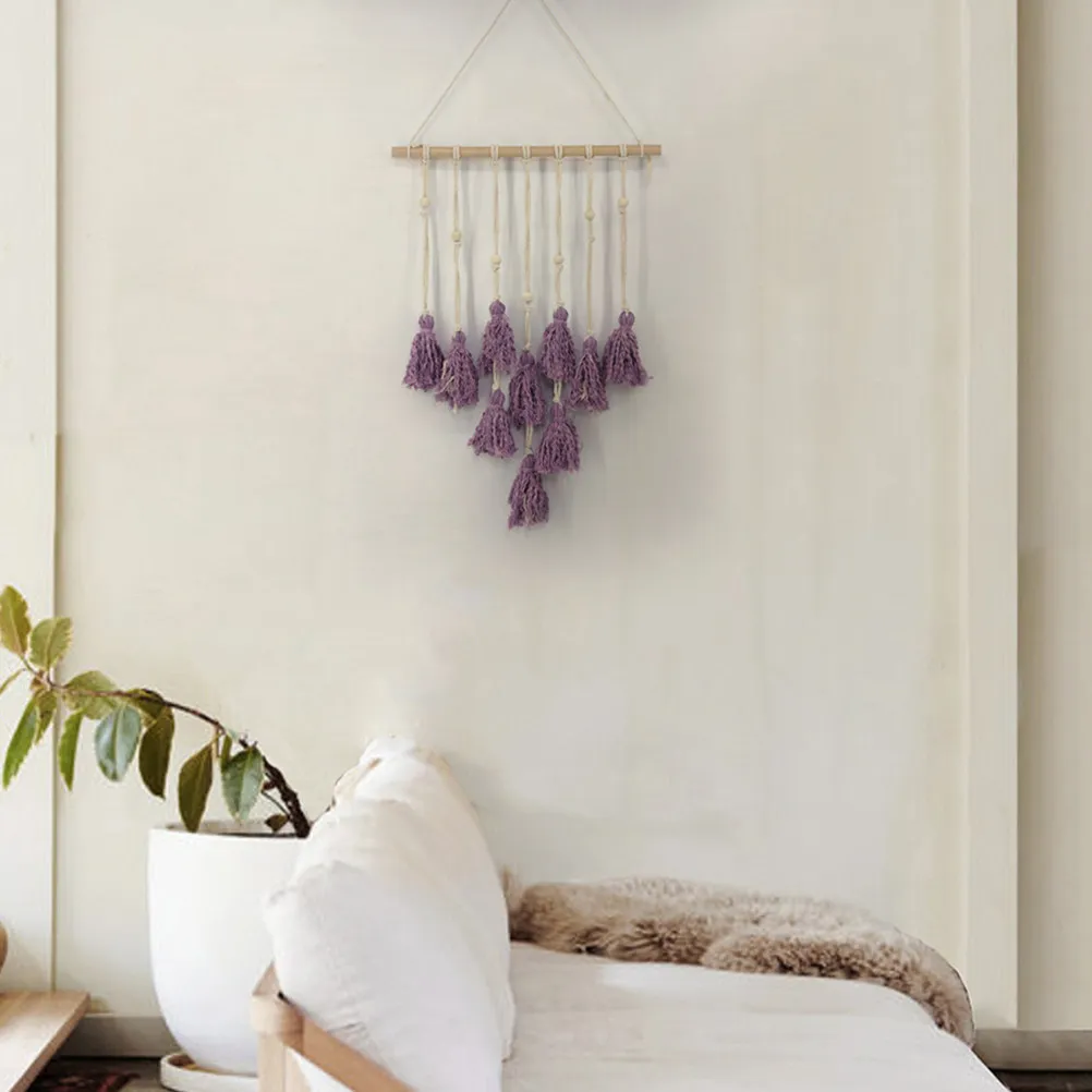 Living Room Decoration Boho Home Hanging Decorations for Tassel Catcher Wall Art Tassels