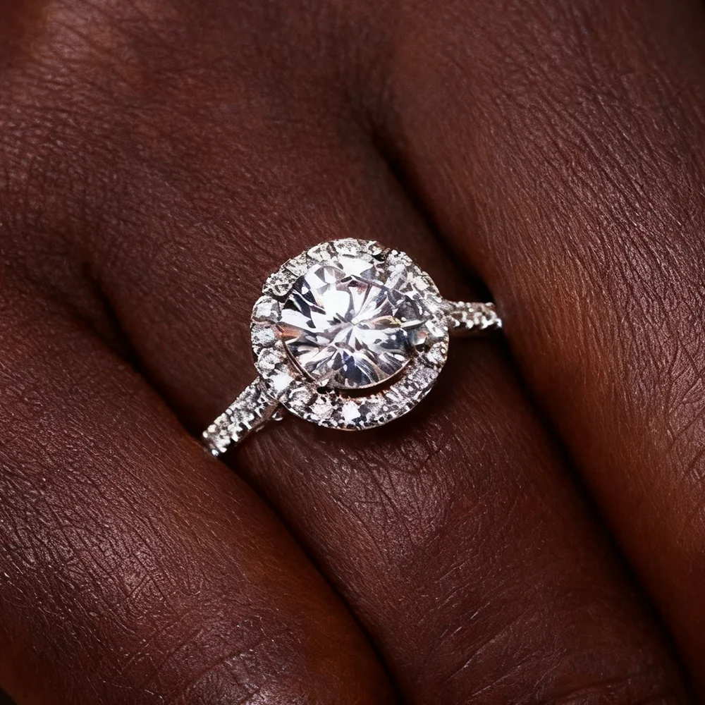 Classic Wedding Rings For Women Luxury Zirconia Engagement Marriage Promise Ring For Bridal Fashion Jewelry Gifts Wholesale