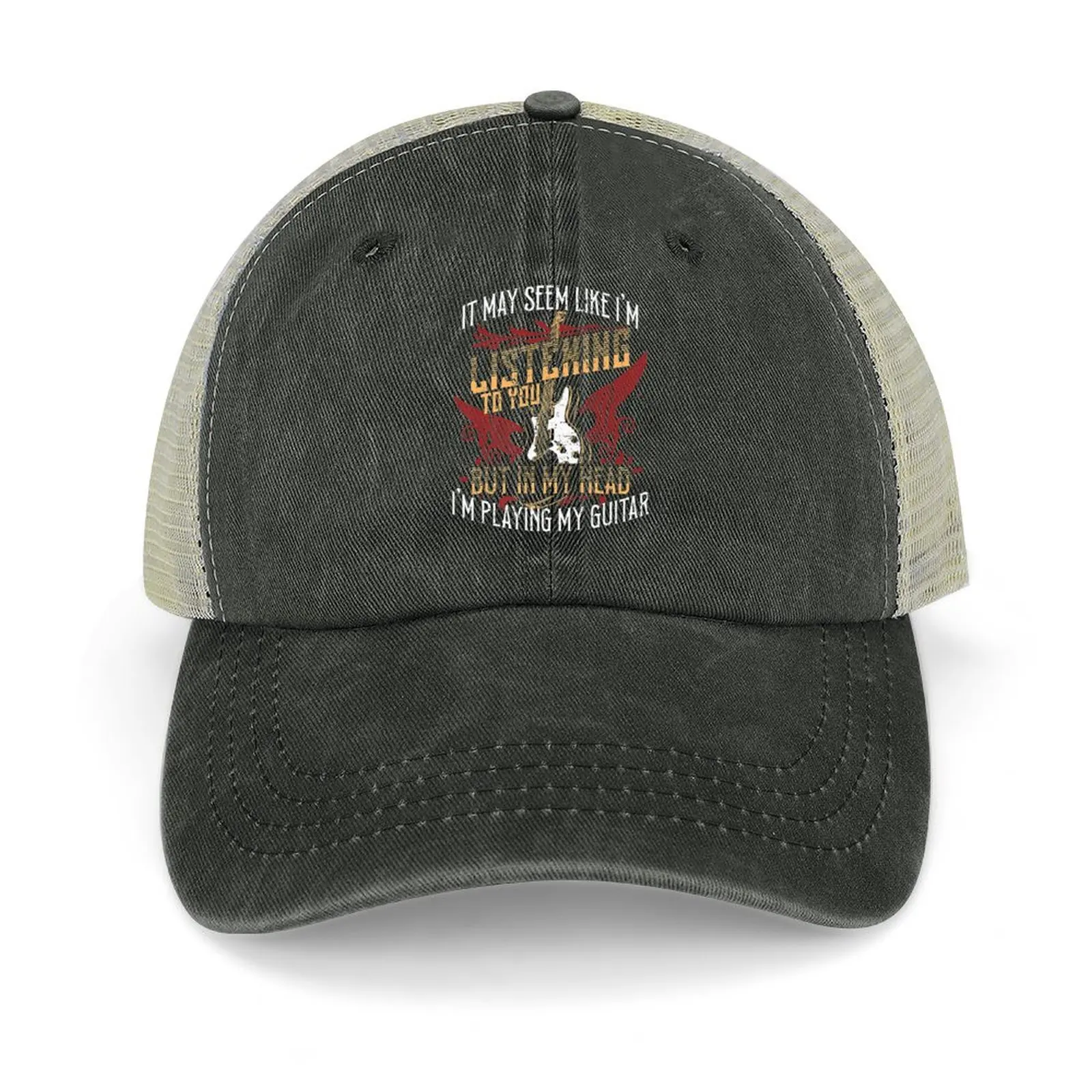 

Guitar Player Saying Guitarist Musician Guitar Lover Music Premium Baseball Cap Ball Cap Golf Cap Golf Hat Caps Male Women's