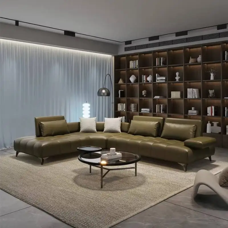 Comfortable Oversized Living Room Sofas Corner Set Modern Accent Lazy Sofa Sectional Modular Muebles Para Hogar Home Furniture