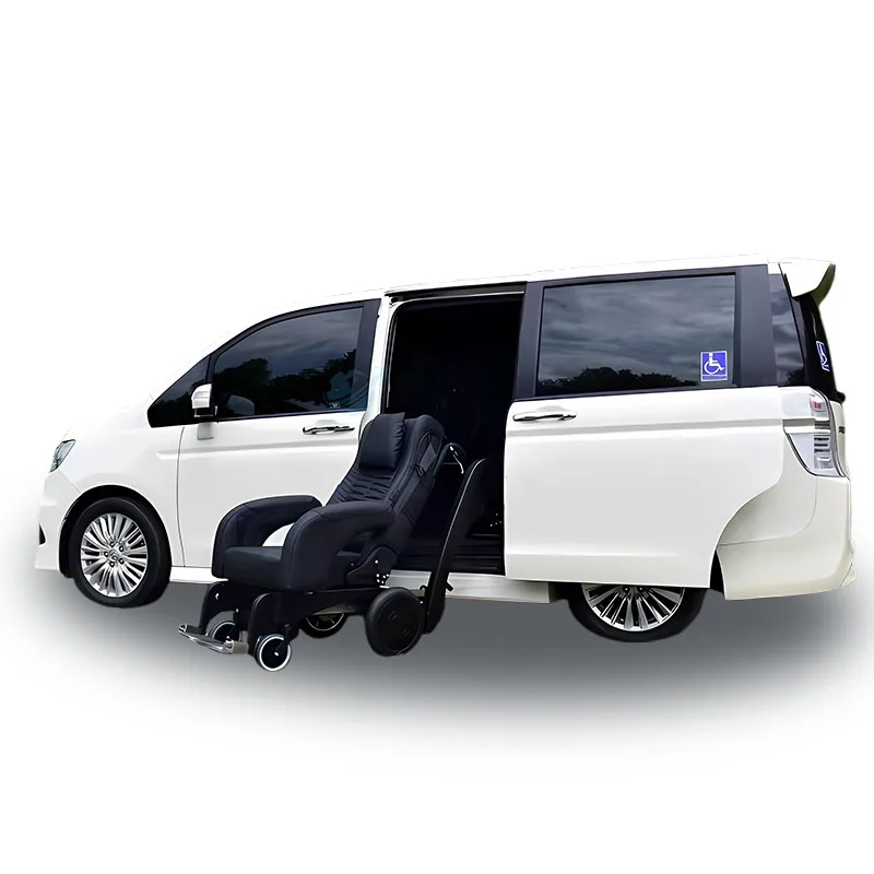 Luxury leather programmable swivel lift car seat, suitable for disabled loading 150kg