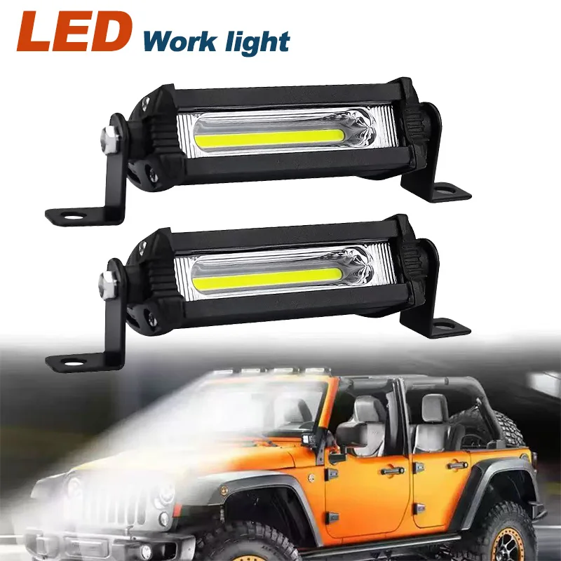 

Hight Bright 12V-24V Waterproof Led Work Light Bar 9W Work Light Headlight For Truck Off Road Night Driving Light For SUV