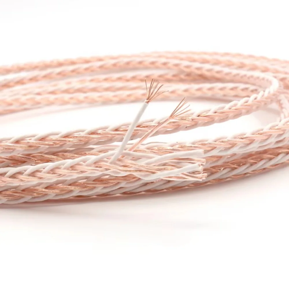 AMP/스피커용 스피커 와이어, 하이 엔드 4TC 스피커 케이블, OCC 구리 오디오 애호가