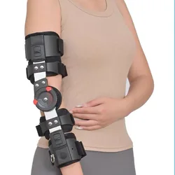 Medical Orthopedic Hinged Rom Elbow Brace-Adjustable Post Op Elbow Stabilizer Splint-For Elbow Fractures-Trauma Orthopedic Brace