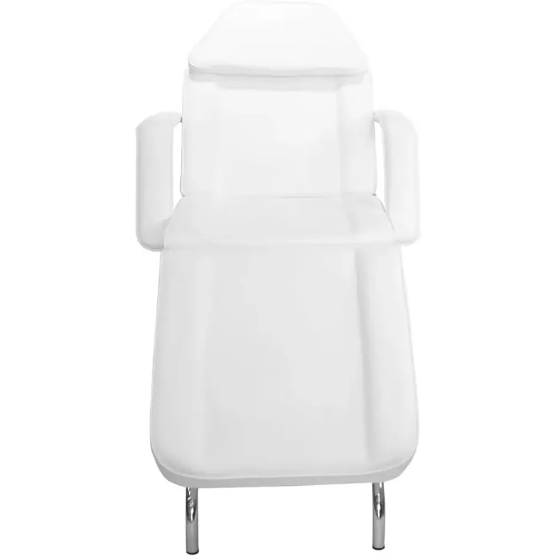 Basic Facial Chair with Free Stool, Facial Bed, Massage Table (White)